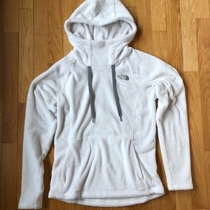 White North Face Pullover Fleece